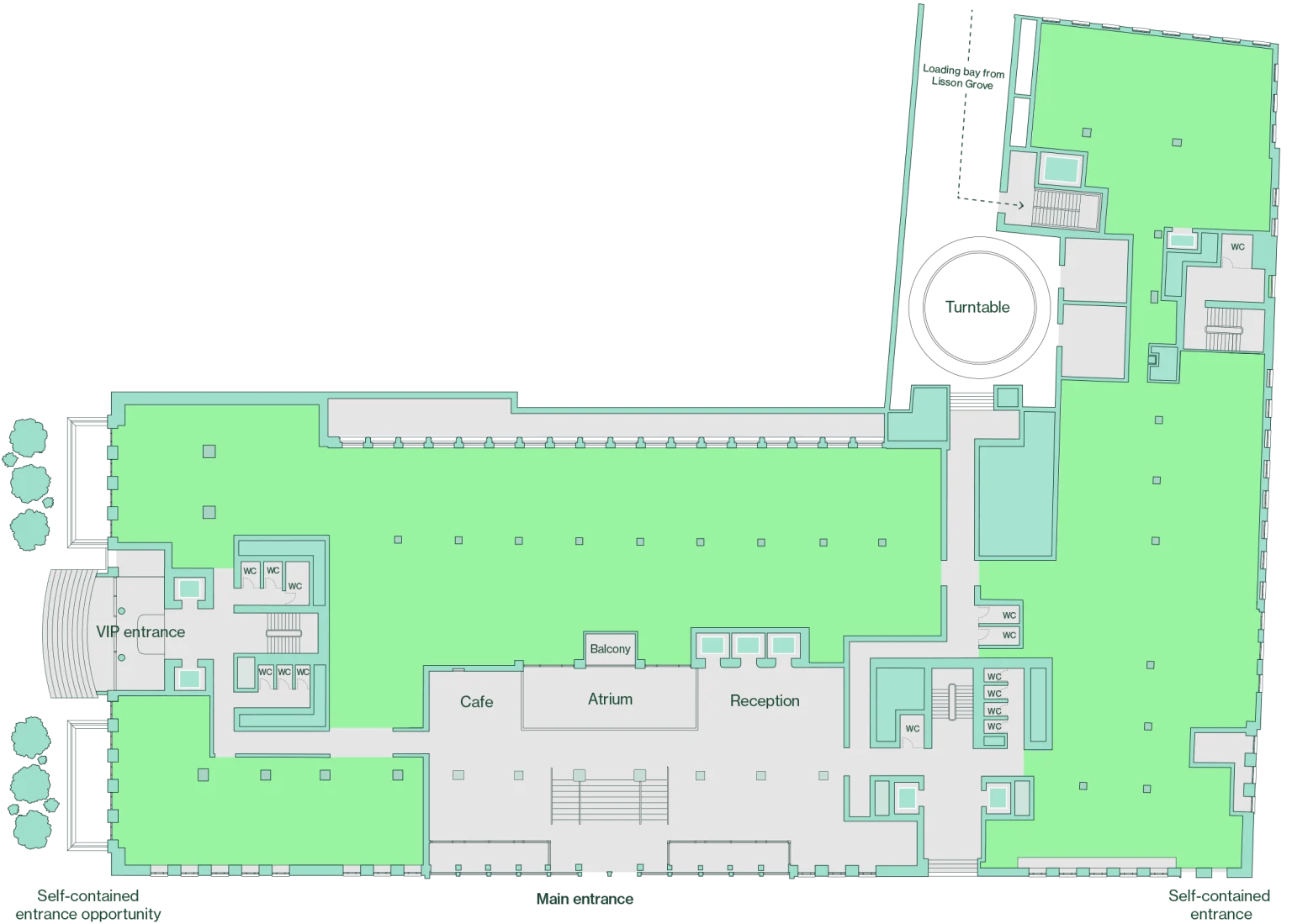 Ground floor floorplan